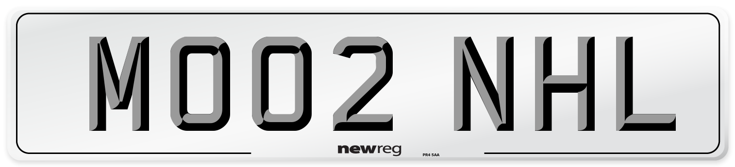 MO02 NHL Number Plate from New Reg